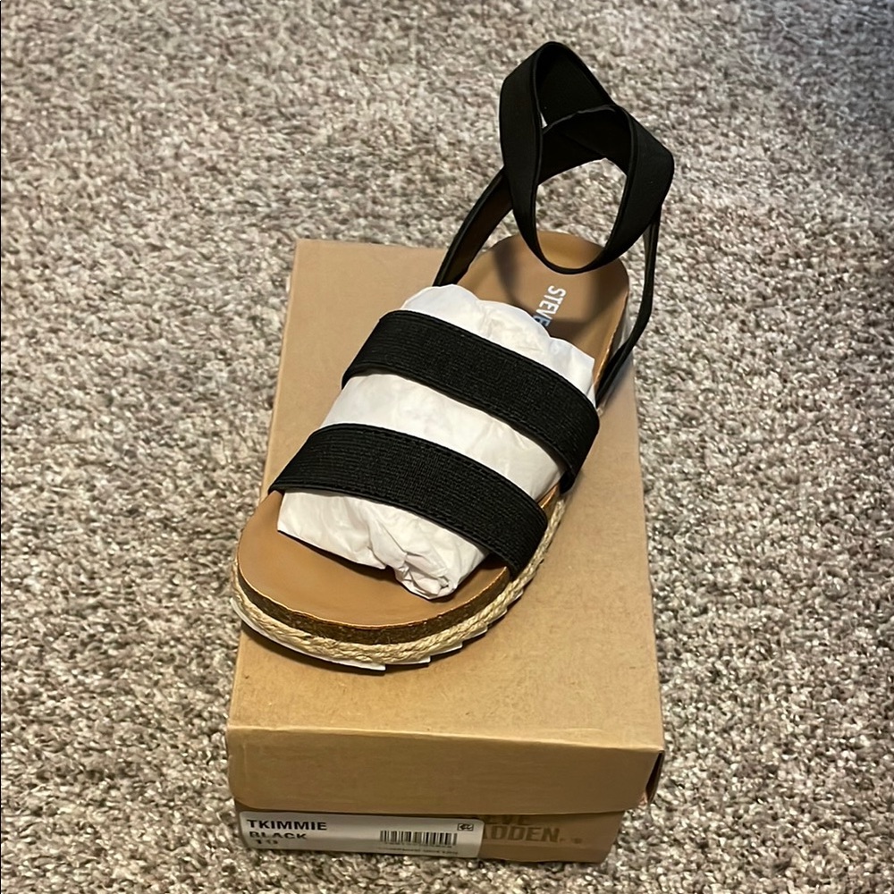 Black Strappy Sandals